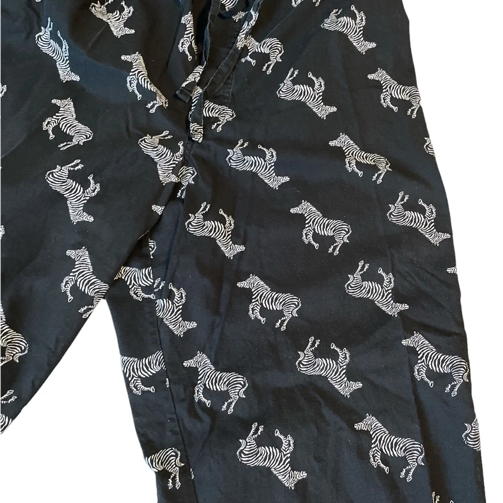 Vintage Men Polo Ralph Lauren Zebra Pajama Pants Sleep/lounge  Large
